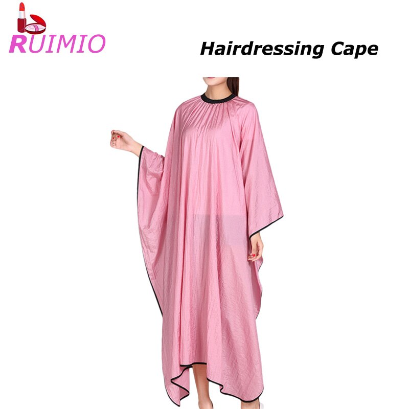 Exquisite Hairdressing Cape Practical Haircut Cape Hair Cutting Cloak Haircut Gown For Men Women (Pink)