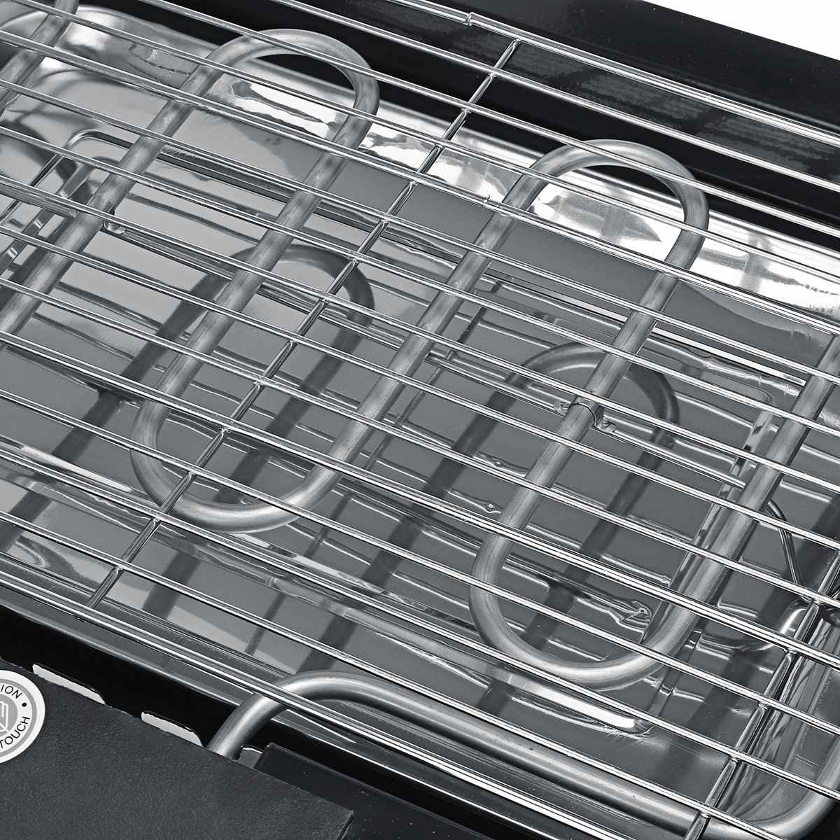 2000W Electric BBQ Grill Smokeless Barbecue Machine Household Indoor 5-Level Temperature Table Top Smokeless Tool for Camping