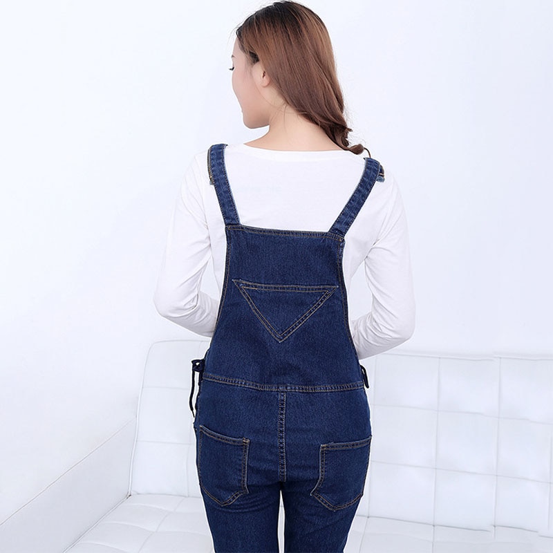 Barselsstropper overalls bæltebukser til gravide denim jeans jumpsuits graviditetsbukser seler jeans graviditetsbukser