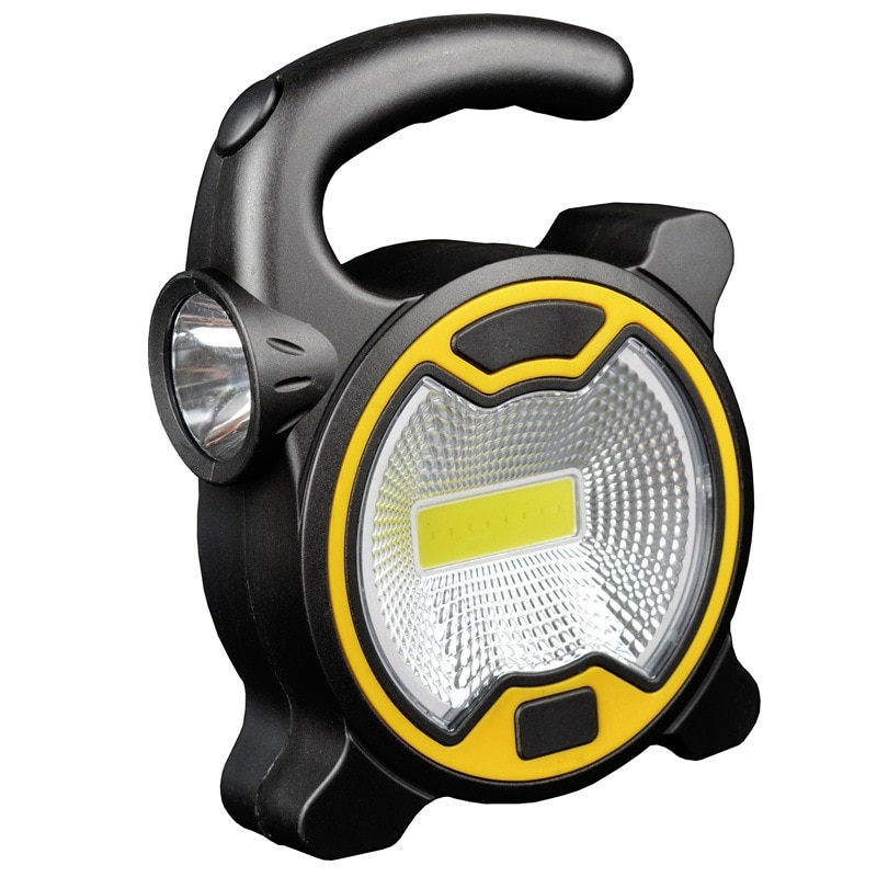 COB Work Lamp Portable LED Lantern Emergency Spotlight Rechargeable Floodlight for Outdoor Camping Work Light Mini Flashlight