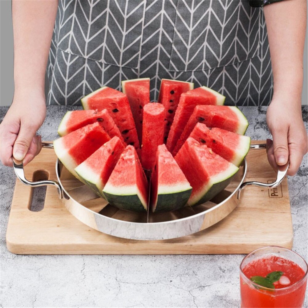 Bequem Wassermelone Schneider Küche Edelstahl Schneidemaschinen Schneidwerkzeuge Wassermelone Cutter Obst Cutter Küchenwerkzeuge