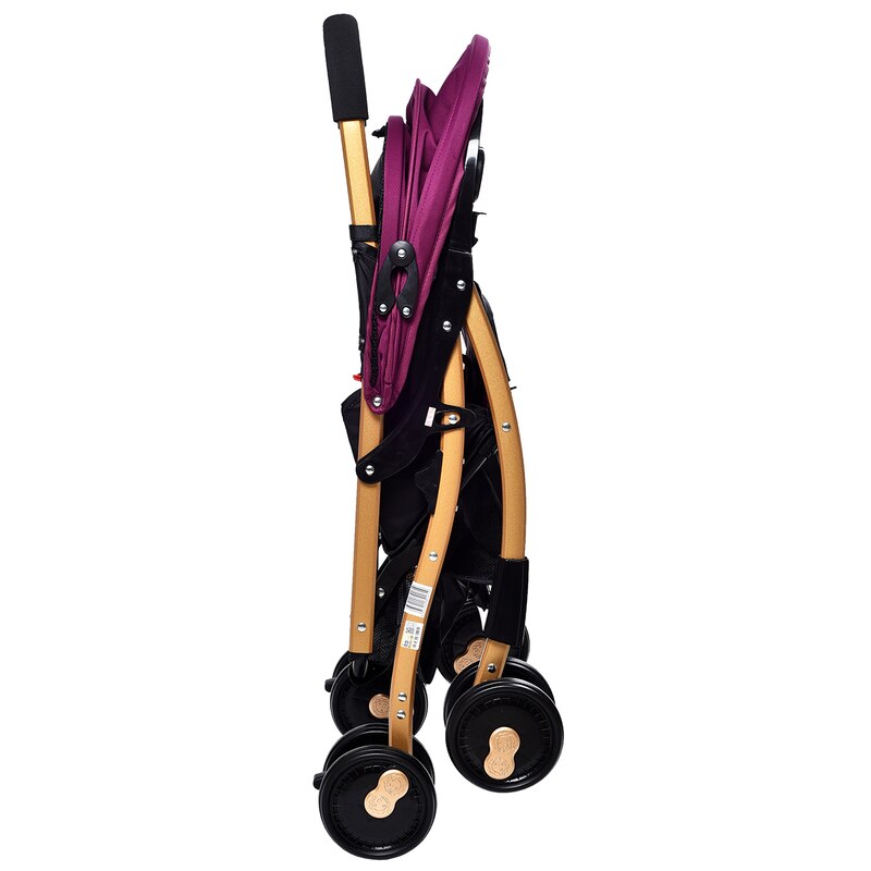One-button folding baby stroller light and handy folding umbrella car can sit or lie in winter and summer stroller