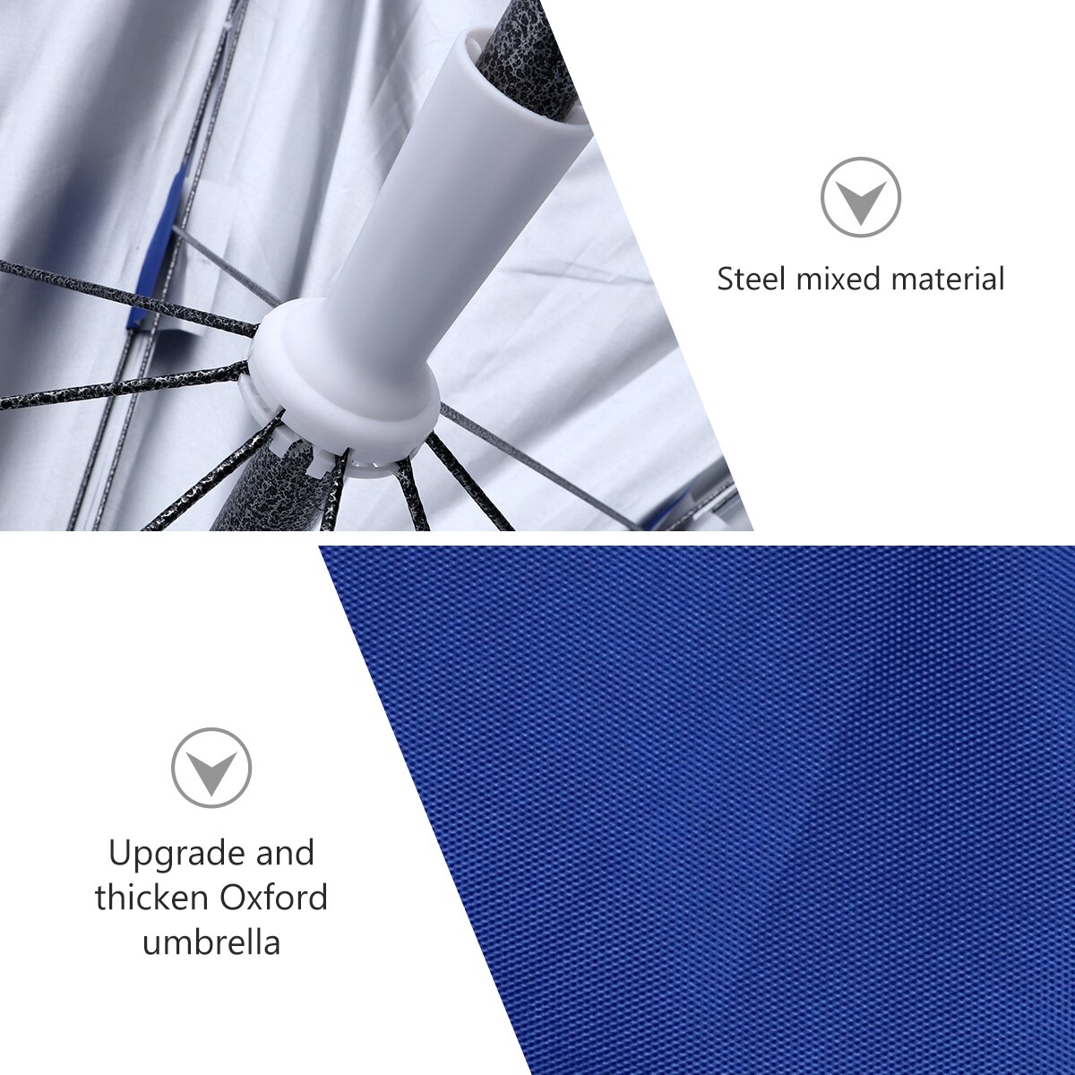 Oversize Umbrella Folding Umbrella Fishing Umbrella Courtyard Sun Umbrella for Outdoor Beach Camping Floor Seaside