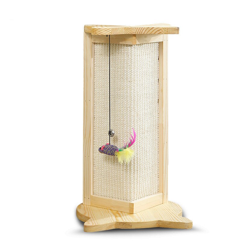 Cat Scratch Board Toy Sisal Post Cat Kitten Climbing Scratching Tree Cats Protecting Furniture Grind Claws Cat Scratcher Tree