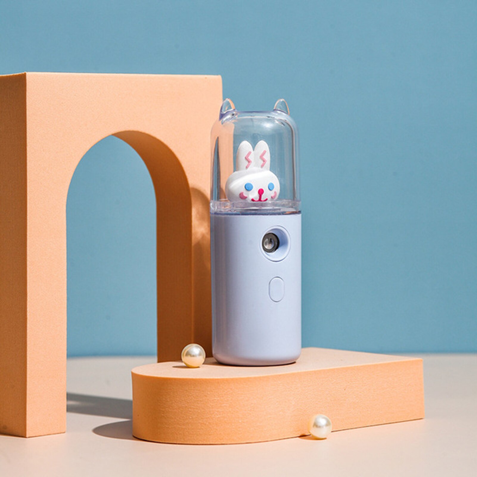 Mini humidificateur Portable à brume fraîche, diffuseur, pour la maison et le bureau, BFC996: Blue