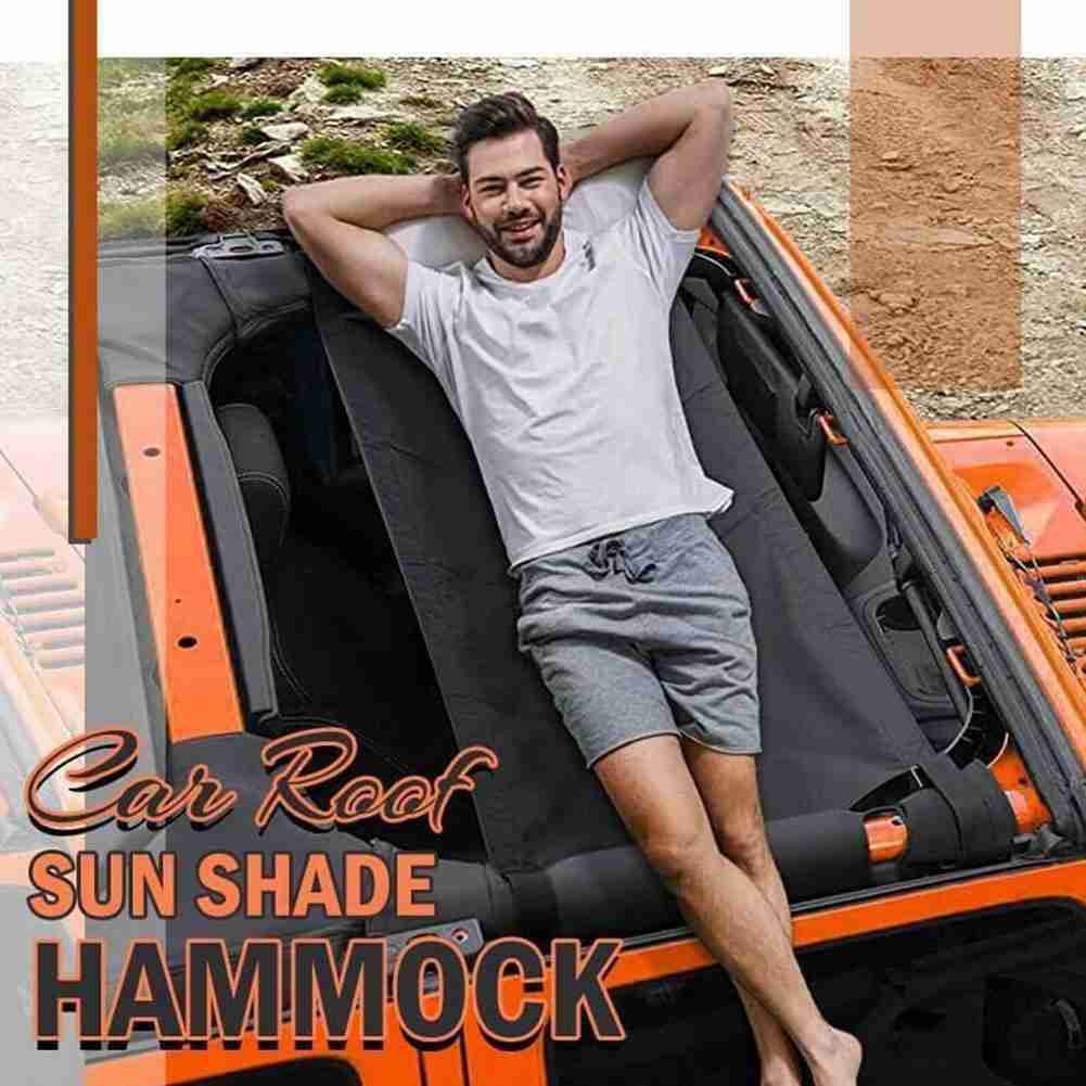 2 tür Sonnenschutz oben Abdeckung Auto Stern Dach Rest Hängematte Sonnenschirm passen Gittergewebe für Jeep Wrangler Jk Jku Teil bietet UV Schutz Cov