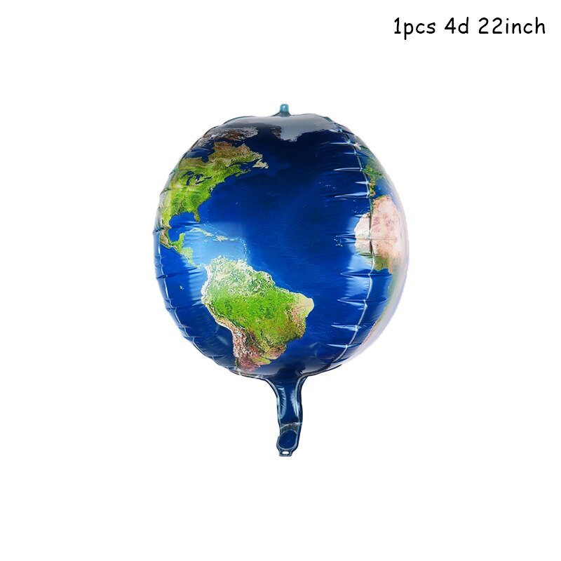 3D feuille ballon garçons thème fête astronaute vaisseau spatial galaxie extérieur anniversaire Baloons bébé douche fusée Globos