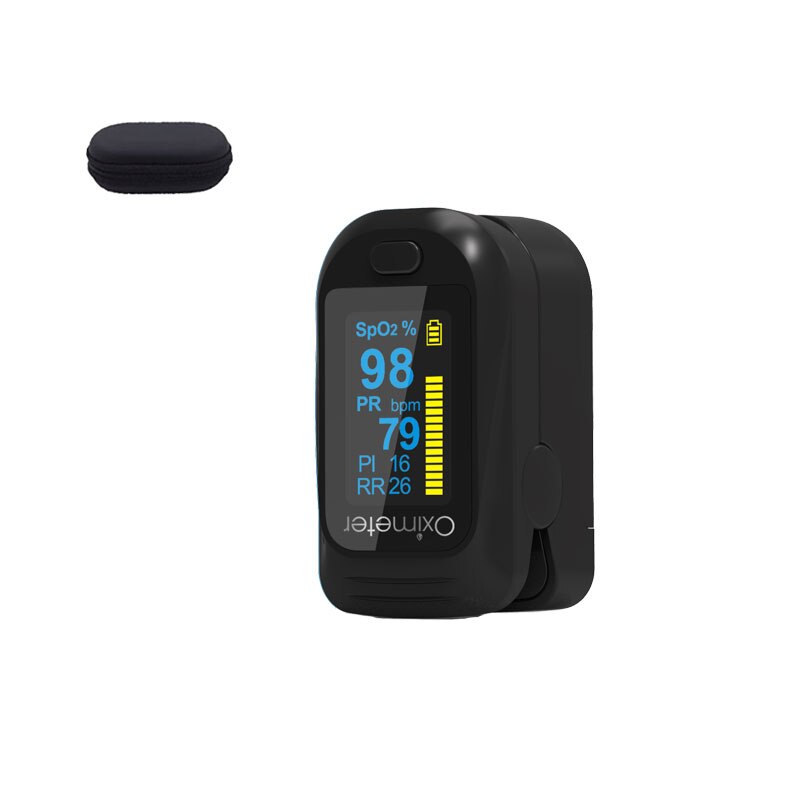 Digital Finger Pulse Oximeter Case Blood Oxygen Finger SPO2 PR Oximetro de dedo Portable Oximeter Health Care Purple main image 0