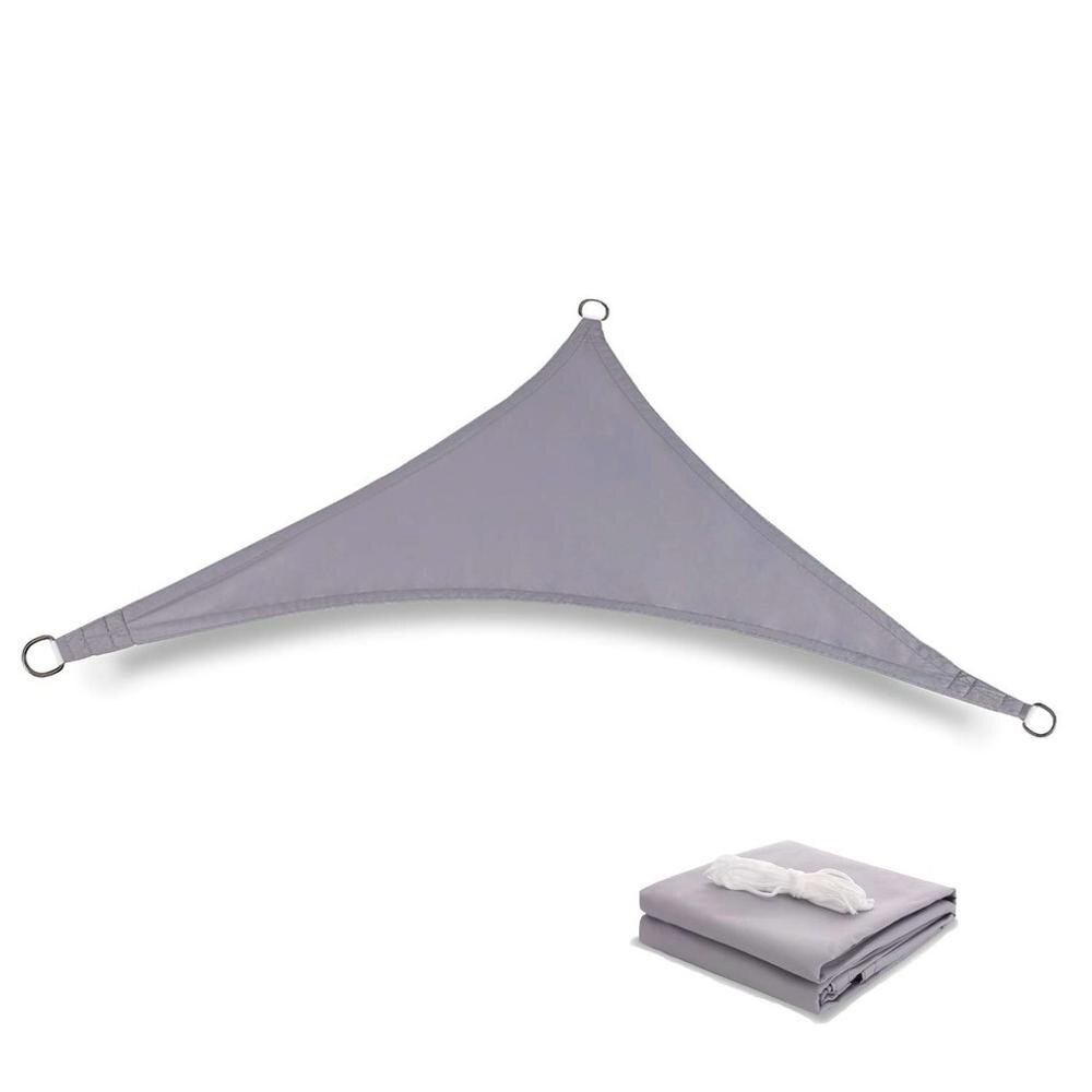 Waterproof Sun Shelter Sunshade Protection Outdoor Canopy Garden Patio Pool Shade Sail Awning Camping Shade Cloth Large: gray 3x3x3m