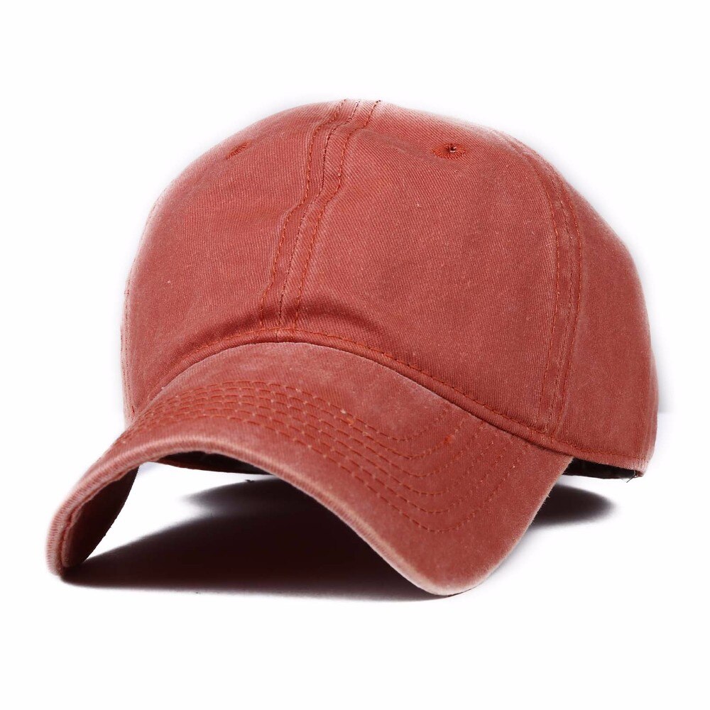 Baseballcaps justerbar caps for menn fritidshatter ensfarget snapback sommer høst lue caps