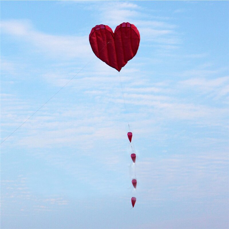 Trasporto libero grande gonfiabile aquilone linea del cuore di amore aquilone giocattoli tutto'aria aperta tessuto di nylon aquiloni di Surf per adulti