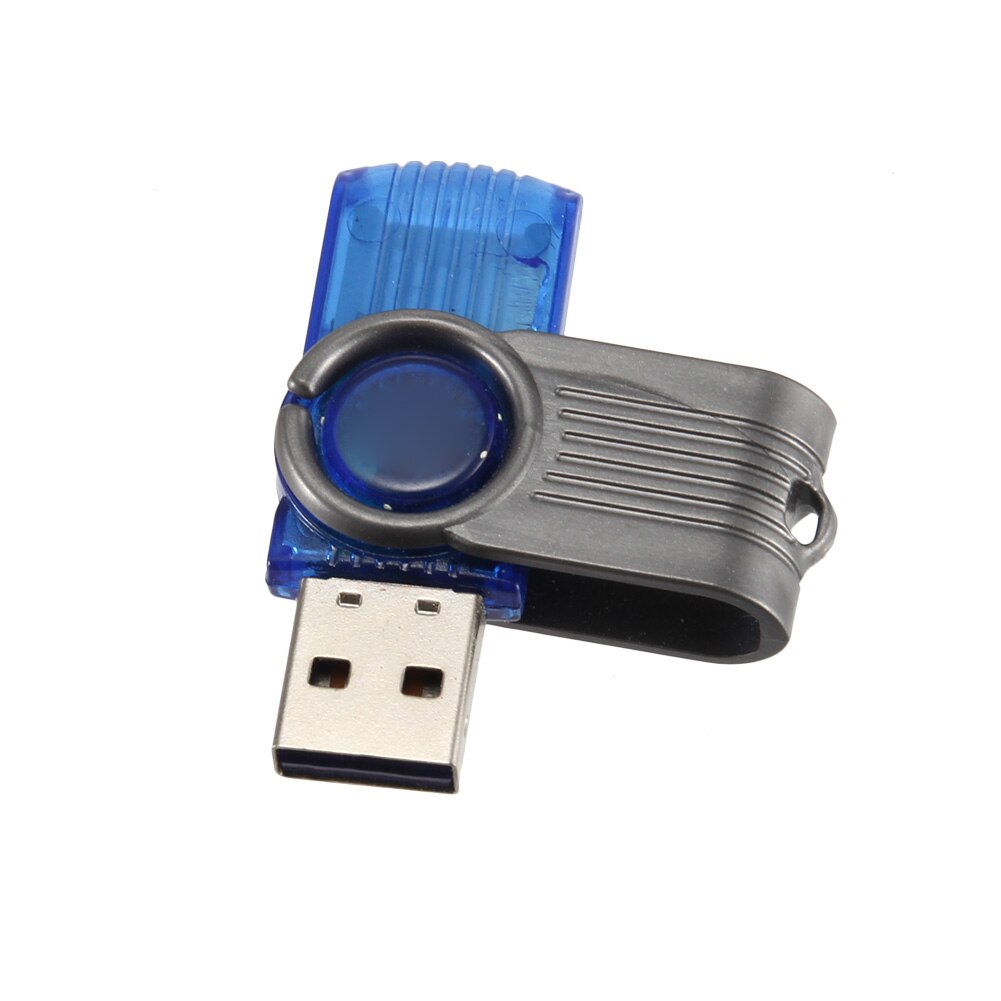 Mini Usb 2.0 Micro Sd Tf Geheugenkaartlezer Hoge Snelheid Plastic Draaien Adapter Voor Tablet Pc Laptop KQS8