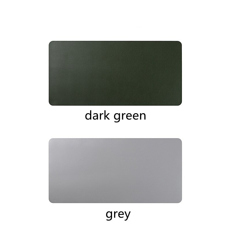 Portable Home Office Game MousePad Resting Surface Protective dining Desk Writing Mat Easy Clean PU Leather Desk Mat laptop pad: 20x25cm 8