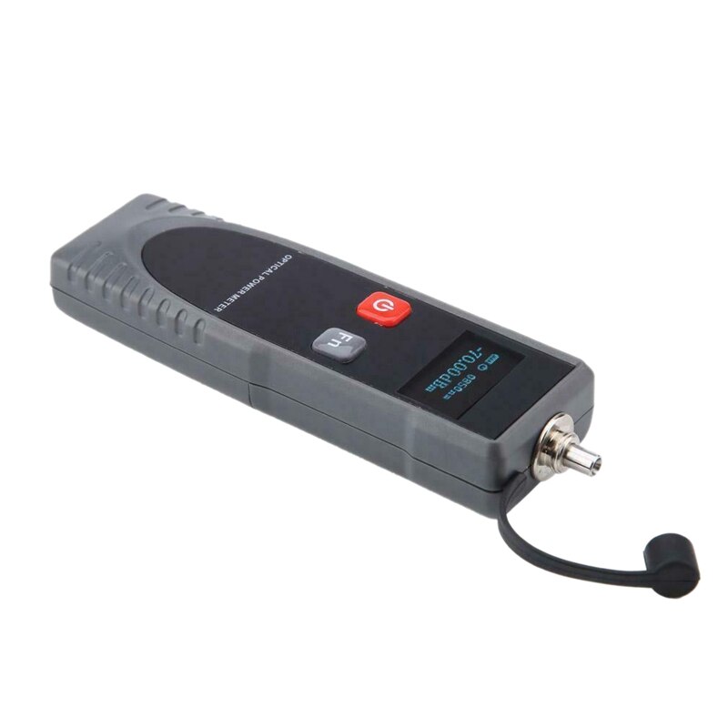 WT65 Optical Power Meter Digital Power Factor Meter, -70-6DBm with 6 Optic Wave Length, Portable Fiber Optic Cable Tester with F