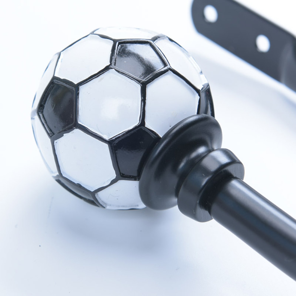 1pc vægmonteret u form fodbold gardin hold ryggen slips krog holder hjem indretning gardin tilbehør