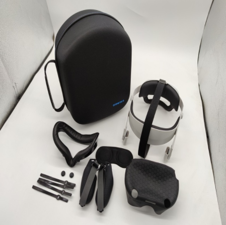 Gomrvr tilbehør til vr briller oculus quest 2 ，fastgørelsesstropper med headset kombinationsdragt komfort opgraderingsversion