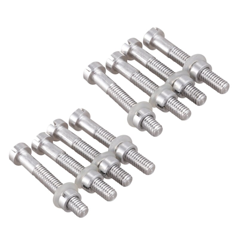 8 stück  m2.5 x 18.5mm plattenspielerschrauben, hardware-ersatzteile für tonabnehmer, nadelhalterung