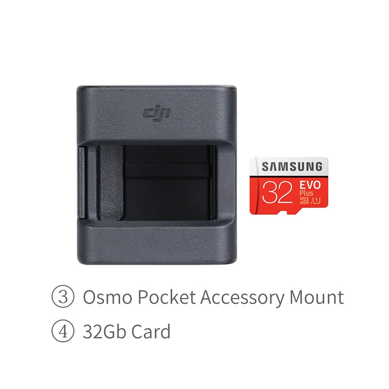 DJI Osmo Pocket Accessories Expansion Kit for Osmo Gimbal Stabilizer Controller Wheel & Wireless Module & Accessory Mount Parts