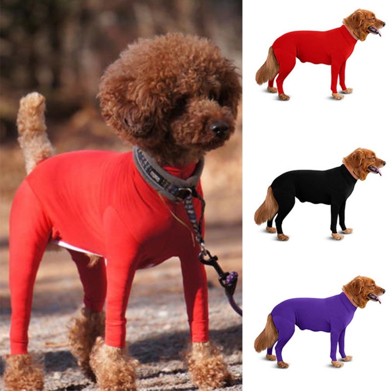 Traje de cirugía Post Pet después de la operación del perro beneficiosa para la recuperación de heridas, evita que la laminación de mascotas reduzca la extensión de las pulgas