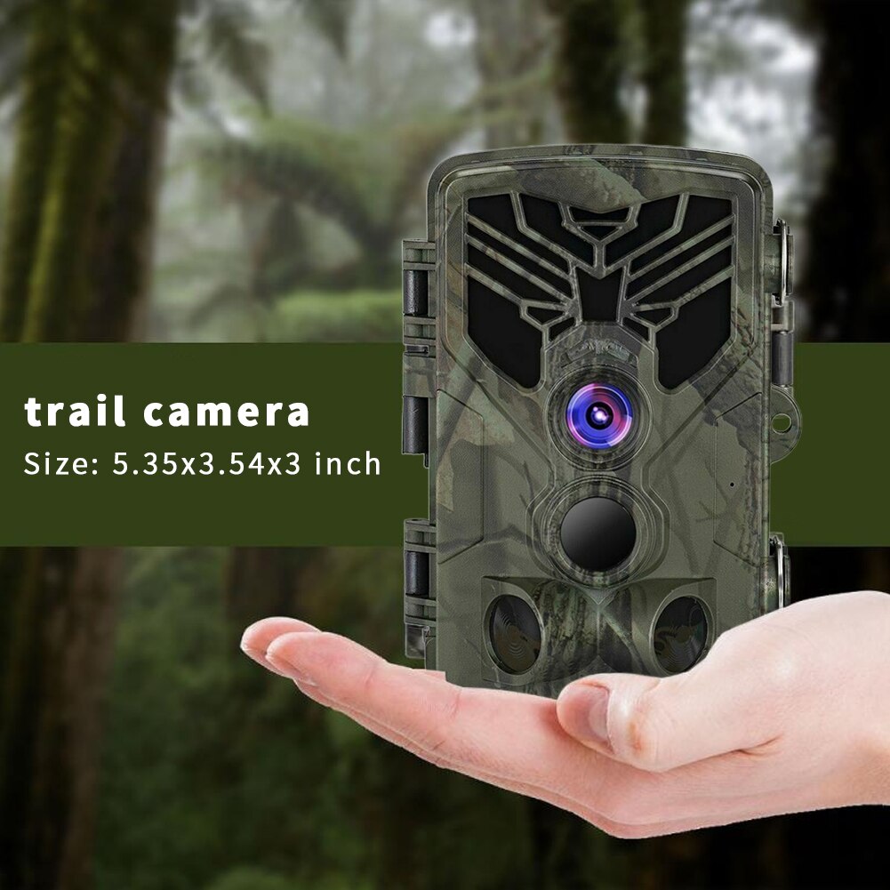 1080p haven infrarøde sensorer ip65 vandtæt support tf-kort nattesyn wifi trail kamera video jungle home scouting cam
