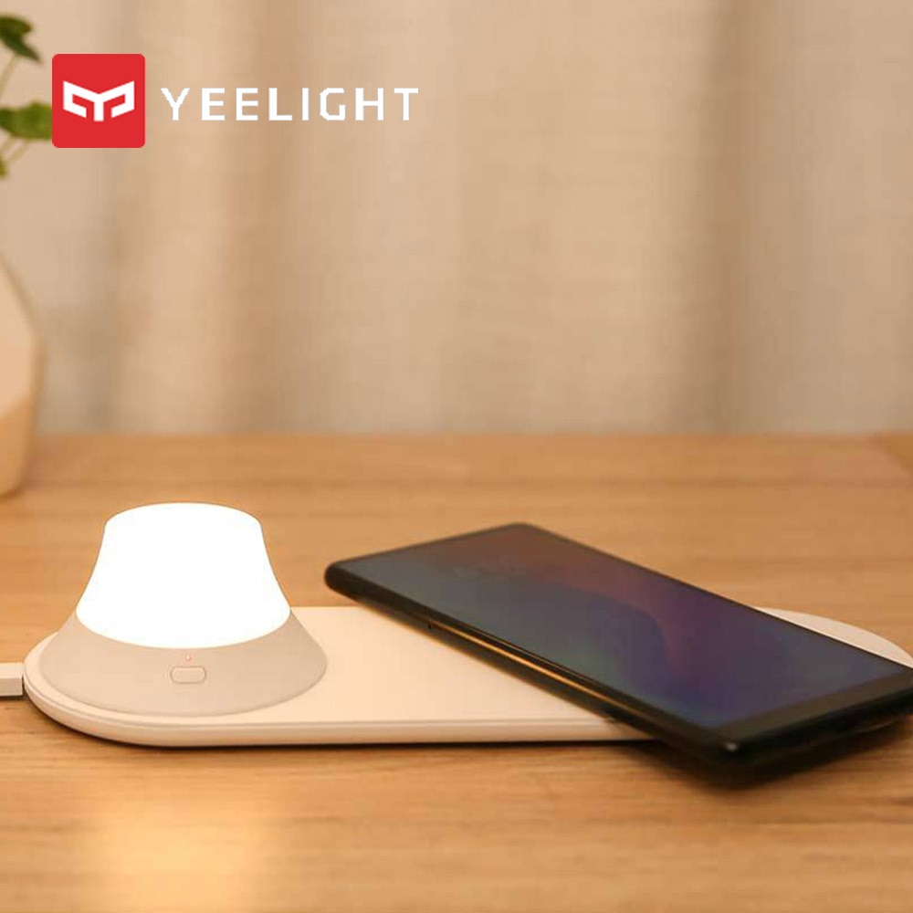 Yeelight Draadloze Oplader Led Nachtlampje Magnetische Attractie Snel Opladen Voor Iphones Samsung Huawei Telefoons