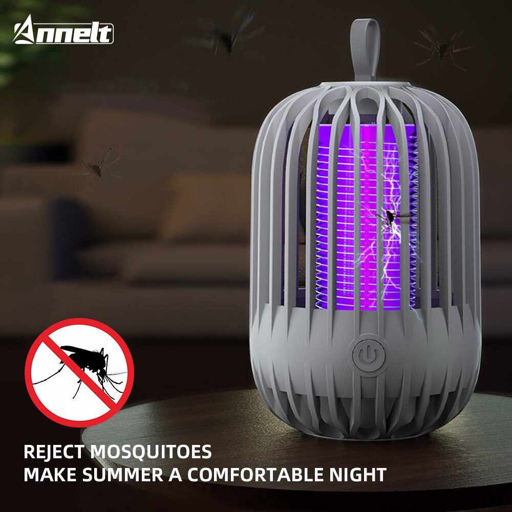 Rechargeable Usb Mosquito Killer Lamps Portable Mosquito Trap Light for Home Living Room Backyard Garden Outdoor Camping Fishing