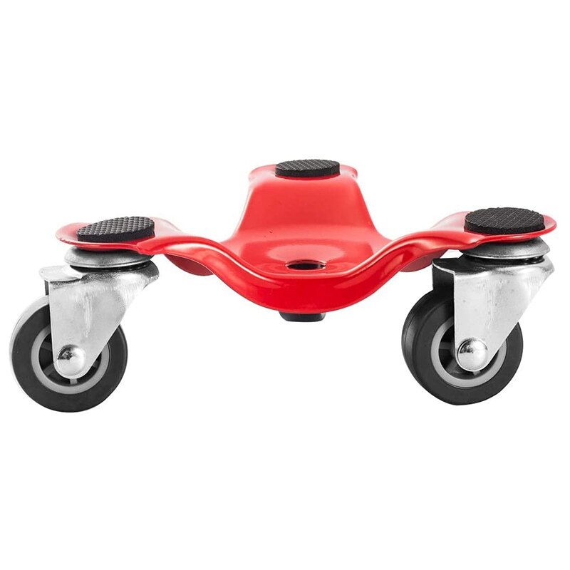 Furniture Sliders 6-Inch Steel Tri-Dolly, 3 Wheel Triple-cornered Furniture Dolly, Easy Moving System for Heavy Loads