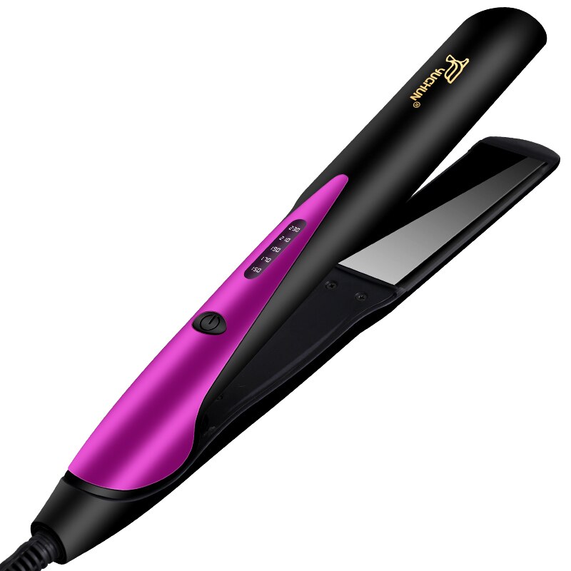 3 Style Hair Straightener Hair Curler Ceramic Hair Flat Iron Hairs Straightening Corrugated Styling Tool Portable: style 1 / EU