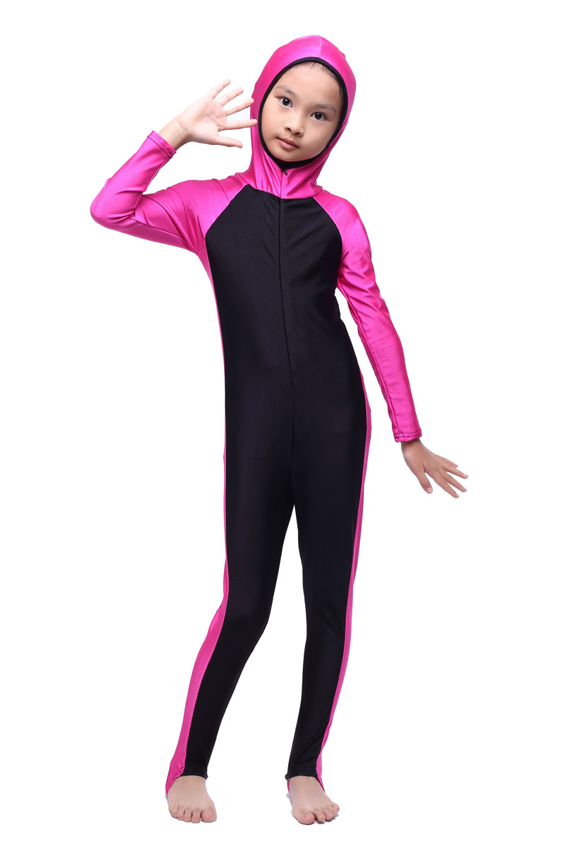 Burkini para niñas, bañador modesto musulmán, Hijab, Mayo islámico, Boerkini, traje de baño de una pieza,: islamic swim wear / XL