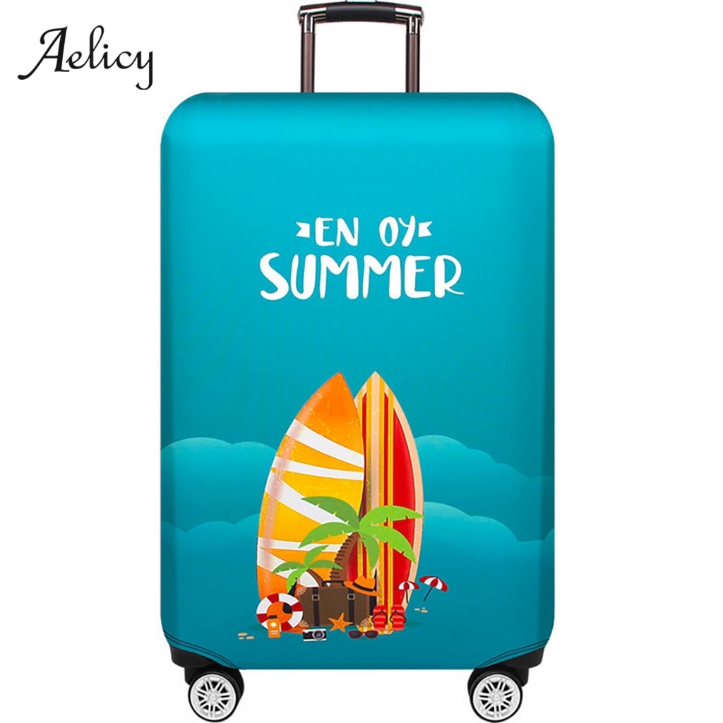 Aelicy Thicker Travel Suitcase Protective Cover Luggage Case Travel Accessories Luggage Dust Cover Apply To 18''-32'' Suitcase 4