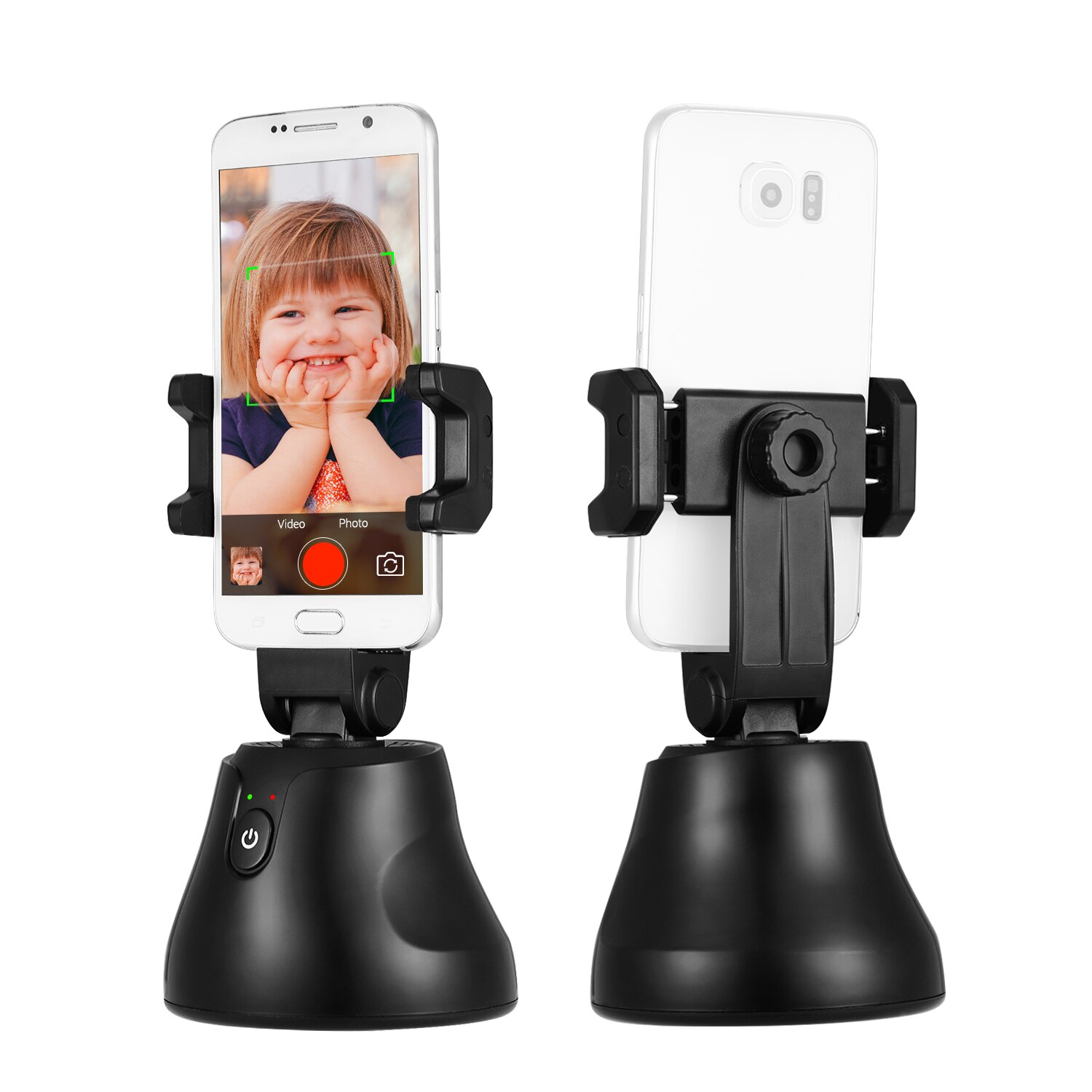 Smart Selfie Stick - 360° Auto Face Tracking Object Tracking - Portable Phone Holder for Vlogging