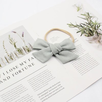 1pcs Lovely nylon headbands for girls cute bows nylon headband soft elastic headband for kids Christmas Hair Accessories
