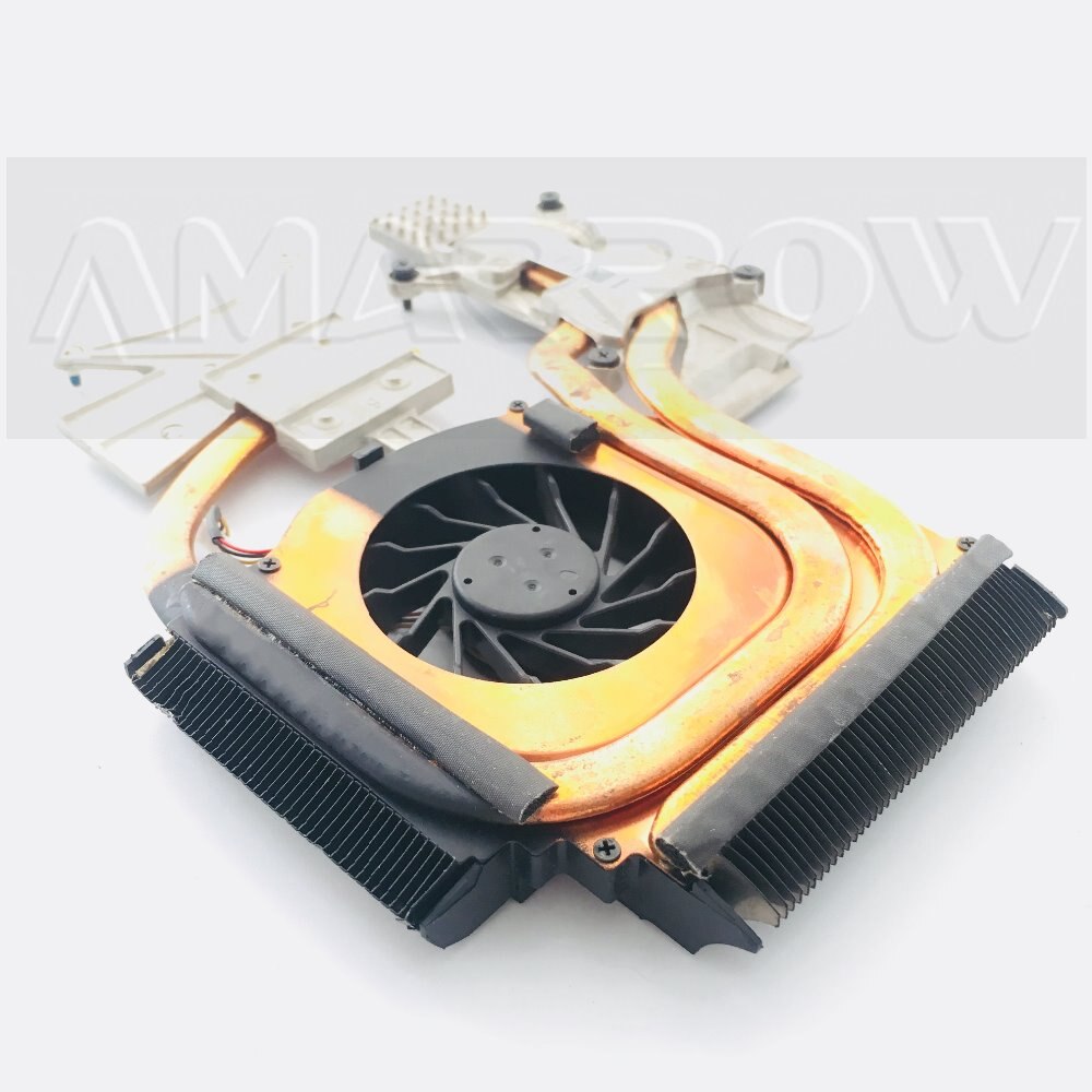 Original ordenador portátil disipador ventilador de refrigeración para HP DV6 DV7 DV7-2000 2100 DV7-3000 DV6-2000 DV6-2100 disipador CPU 600868-001 584244-001