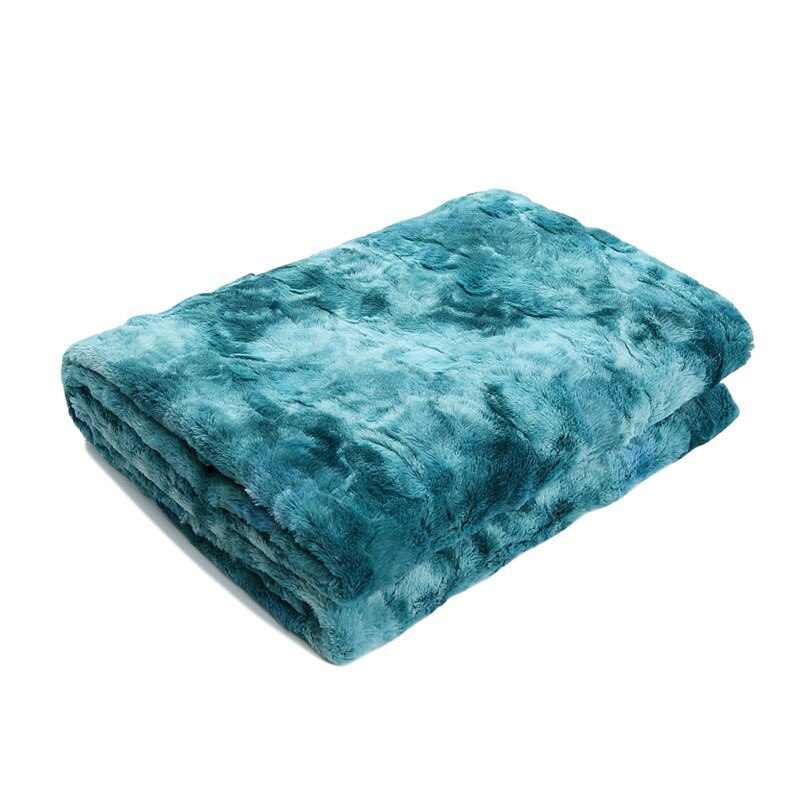 Shaggy kaste tæppe blødt lang plys sengetæppe tæppe fluffy faux pels sengetæppe tæpper til senge sofa sofa
