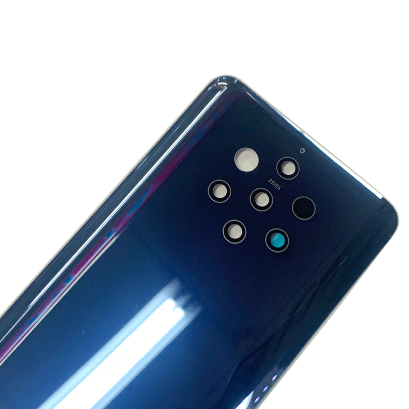 Copribatteria custodia per pannello dello sportello posteriore custodia per Nokia 9 PureView Cover posteriore con parti di ricambio dell&#39;obiettivo della fotocamera