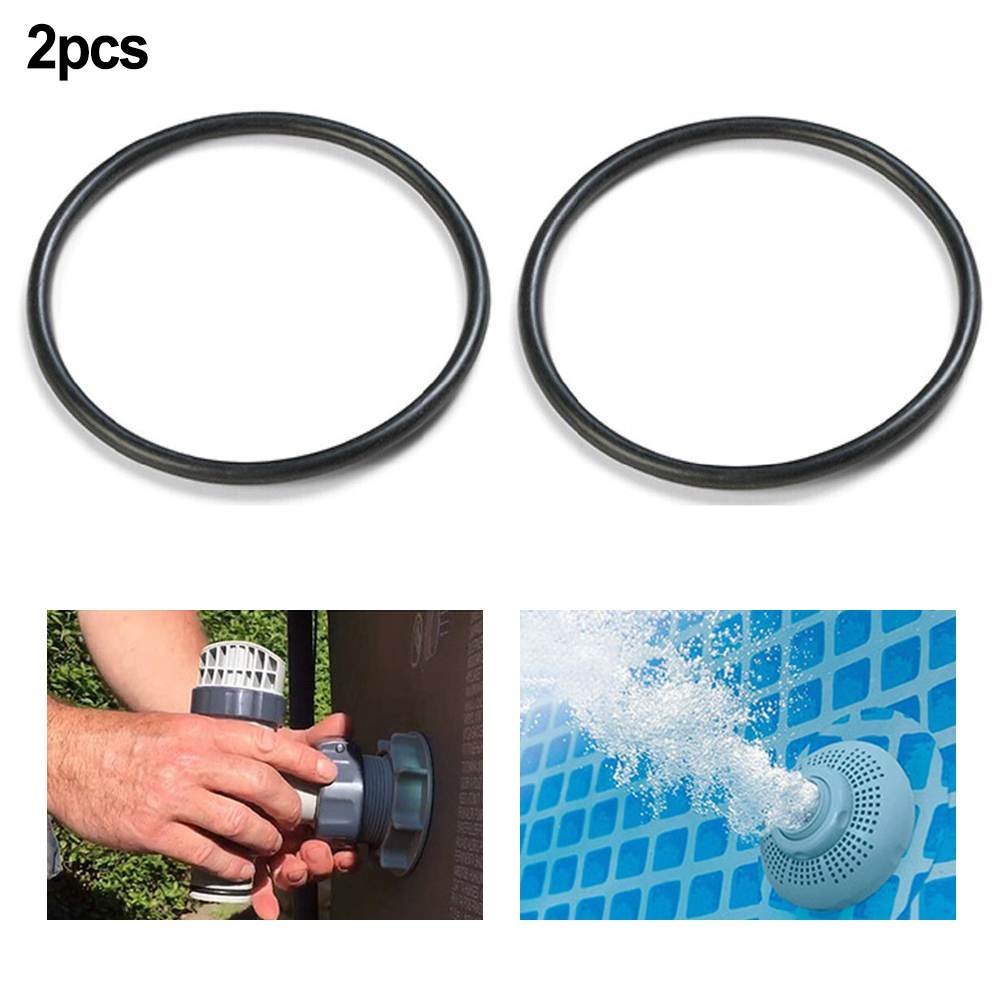 Joint torique pour tuyau de piscine Intex 10262, pièce de rechange, connexions pour marche, rondelle en caoutchouc, 2 pièces