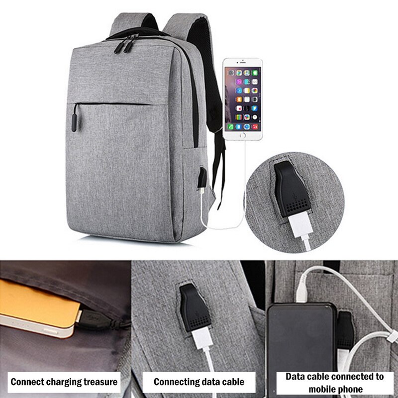 SHUJIN Laptop Usb Backpack School Bag Rucksack Anti Theft Men Backbag Travel Daypacks Male Leisure Backpack Mochila