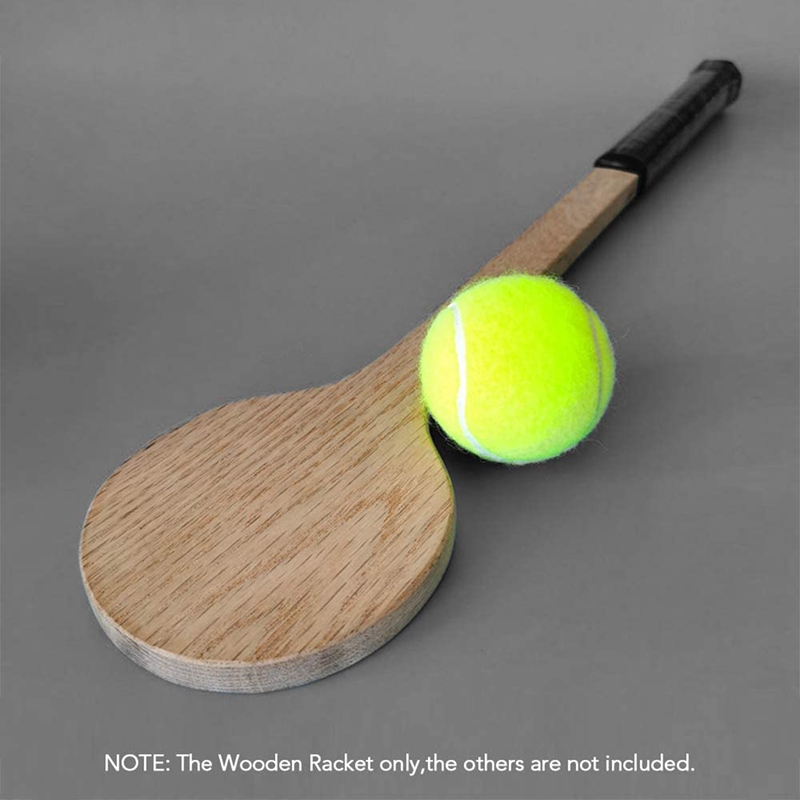 szczyt!-drewniana łyżka rakieta tenisowa tenis początkujący rozrusznik trener przyrząd szkoleniowy tenis praktyka drewniana rakieta nietoperza długa 55Cm