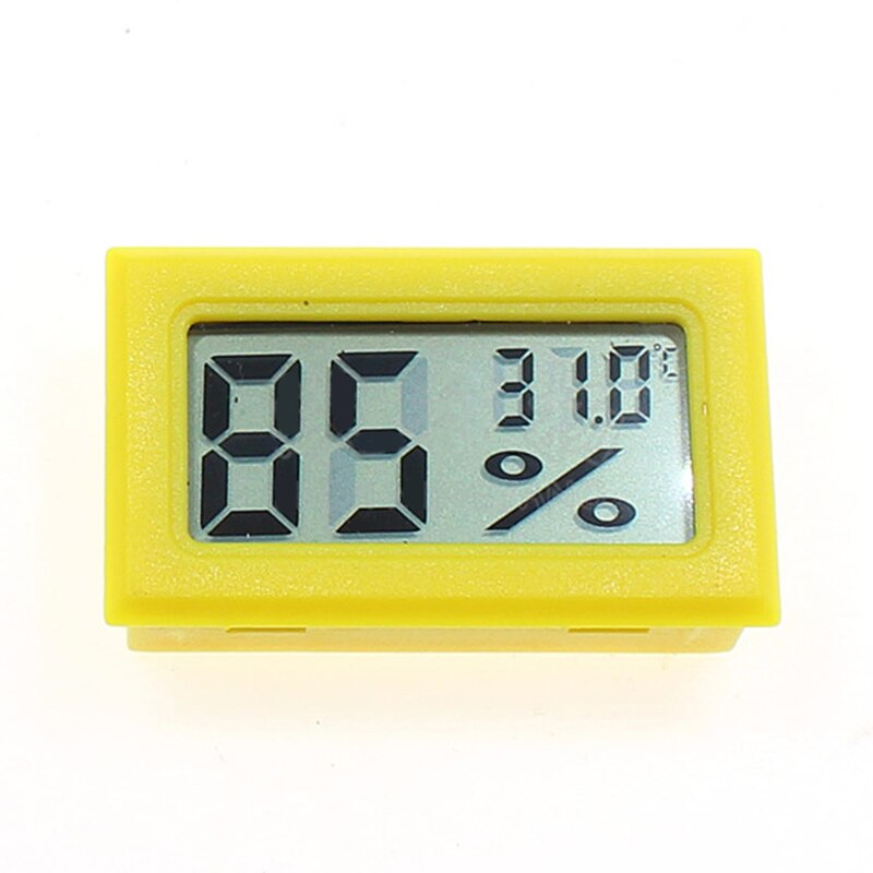 Mini digital lcd indendørs praktisk temperatursensor fugtighedsmåler termometer hygrometer bærbar måler 1pc: Jeg