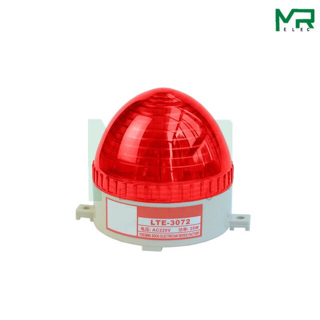 LTE-3072 Stroboscopische U-Buis Waarschuwing Lamp Workshop Waarschuwing Lamp Signaal Lamp: red DC 24v