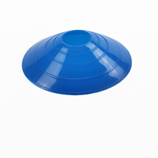 10Pcs Agility Disc Cone Set Multi Sport Training Space Cones With Plastic Stand Holder For Soccer Football Ball Game Disc: ROYAL BLUE