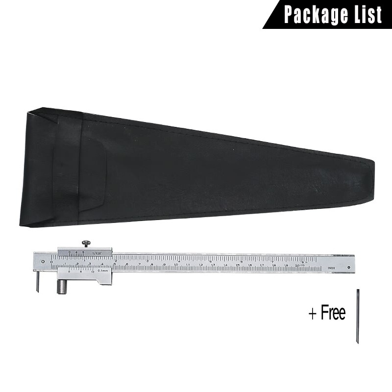 0-200mm Stainless Steel Vernier Calipers Woodworking Metalworking Marking Gauging Ruler Aperture Depth Diameter Measure Tool