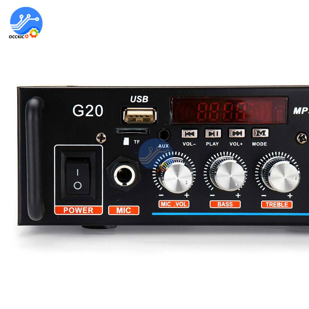 220V 600W amplifier for speakers Home Theater Sound System sound equipment home music stereo HiFi subwoofer amplifier for car