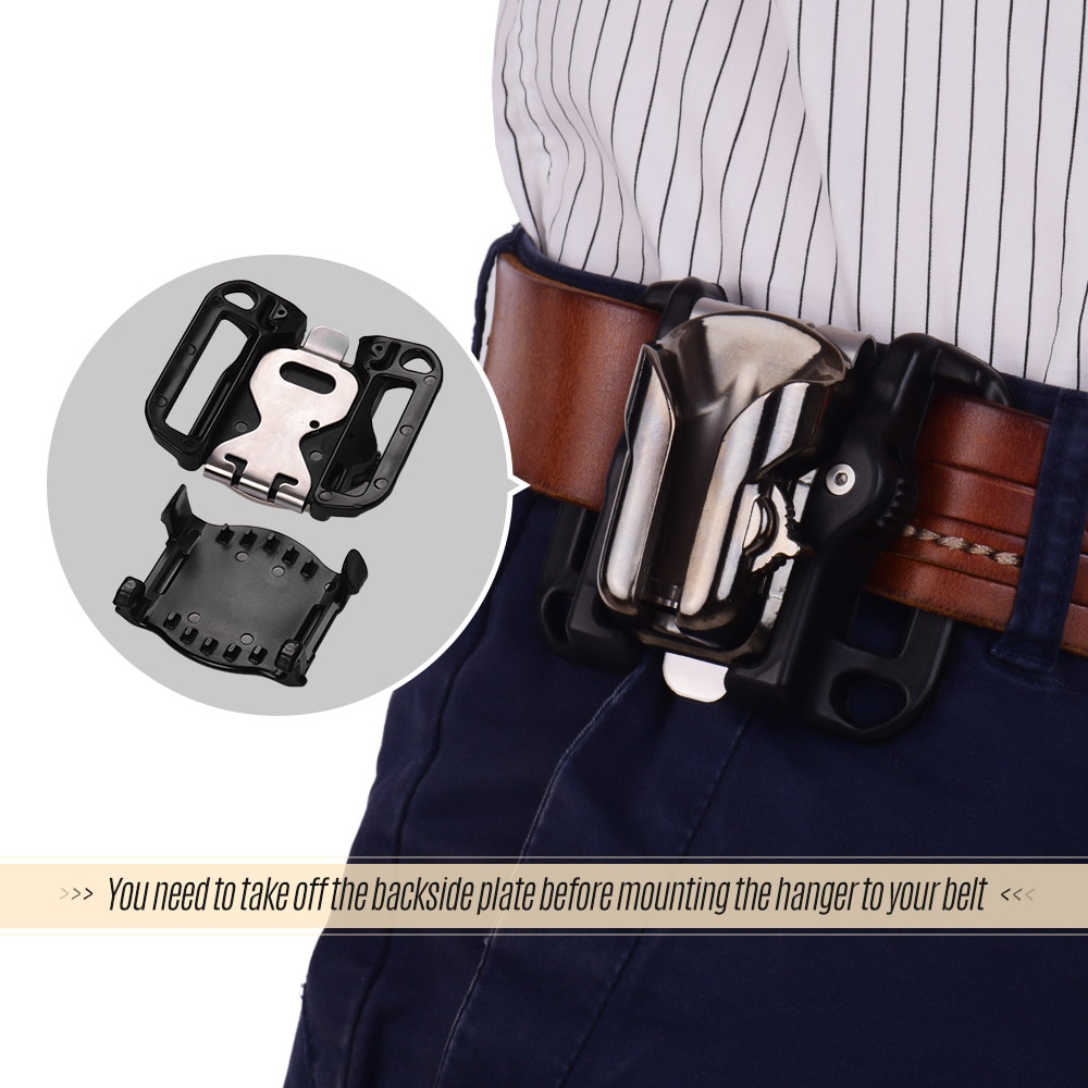 Support de ceinture à Clip pour appareil photo, fixation à vis de 1/4 pouces, pour appareils photo reflex numériques Canon, Nikon, Sony et Olympus