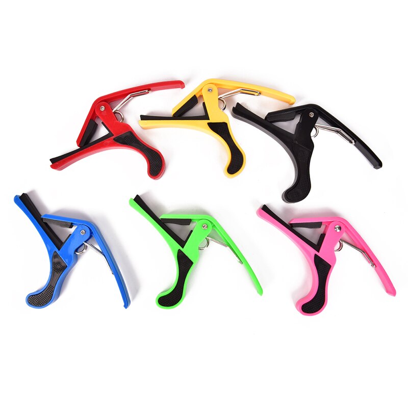 1PCS 6 Colors Key Acoustic Classic Guitar Capo For Tone Guitar Capo Quick Change Clamp