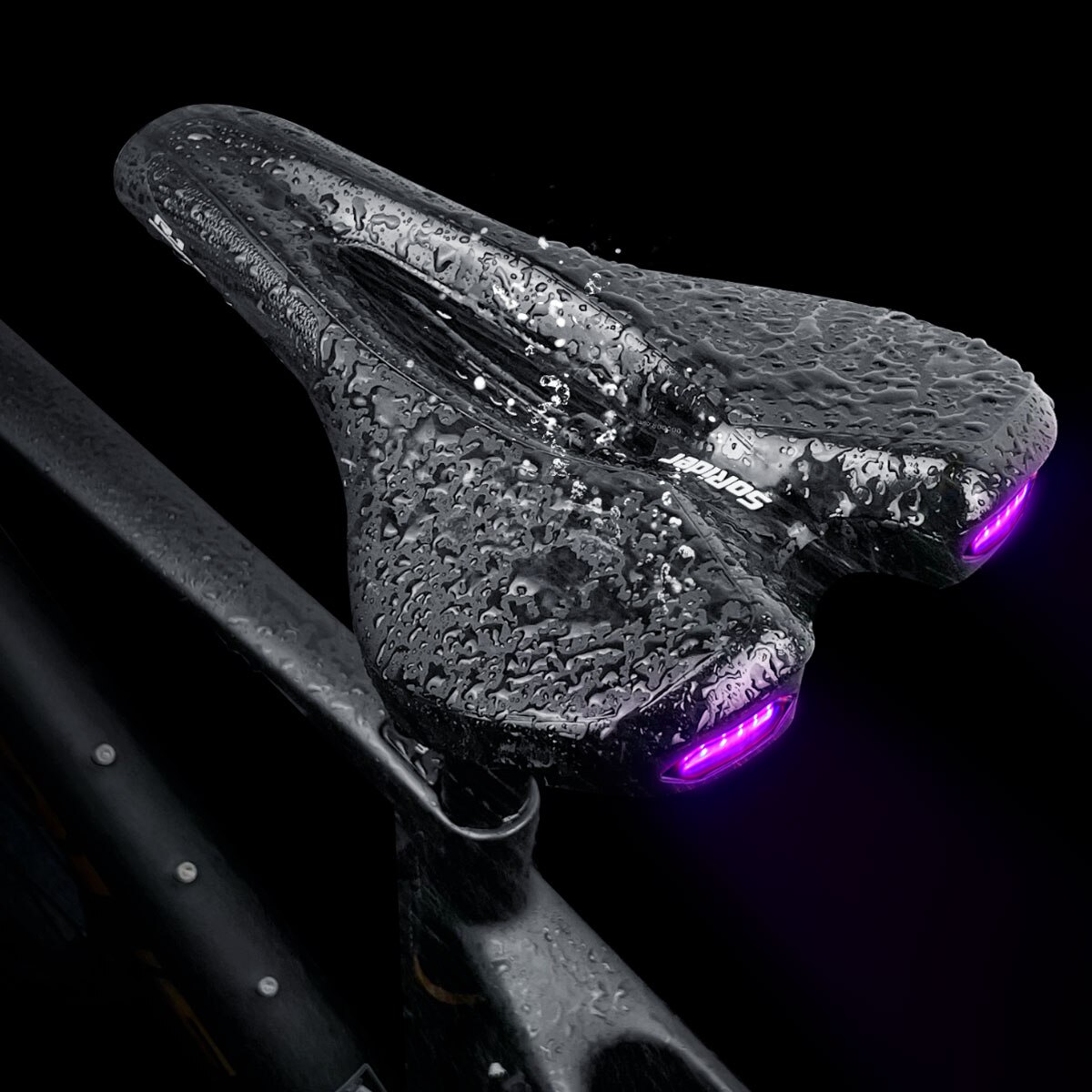 Bicycle Seat With Bicycle Smart Automatic Brake Sensor Light Waterproof LED Rechargeable Riding Tail Light, Bicycle Tail Light