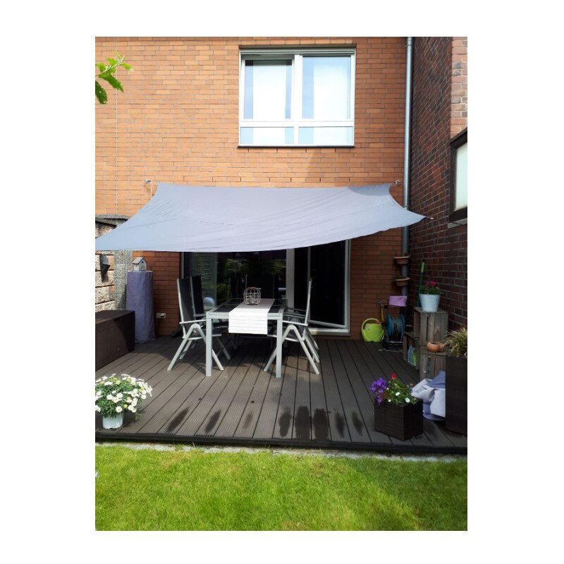 3*4 Meters Waterproof Sunshade Sail Outdoor Garden Swimming Pool Sunshade Net Anti Ultraviolet Anti Aging 10*13ft
