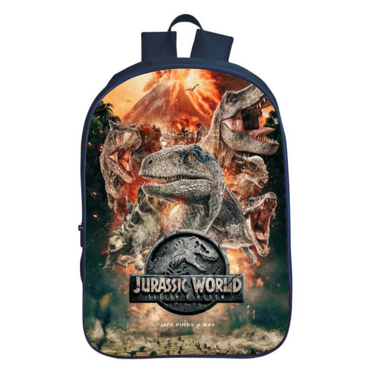 Jurassic World Bambini Borse Da Scuola Per i ragazzi T-rex dinosauro Zaino Primaria Dei Bambini Libro Borse Regalo Per Bambini Mochilas Sacchetto di