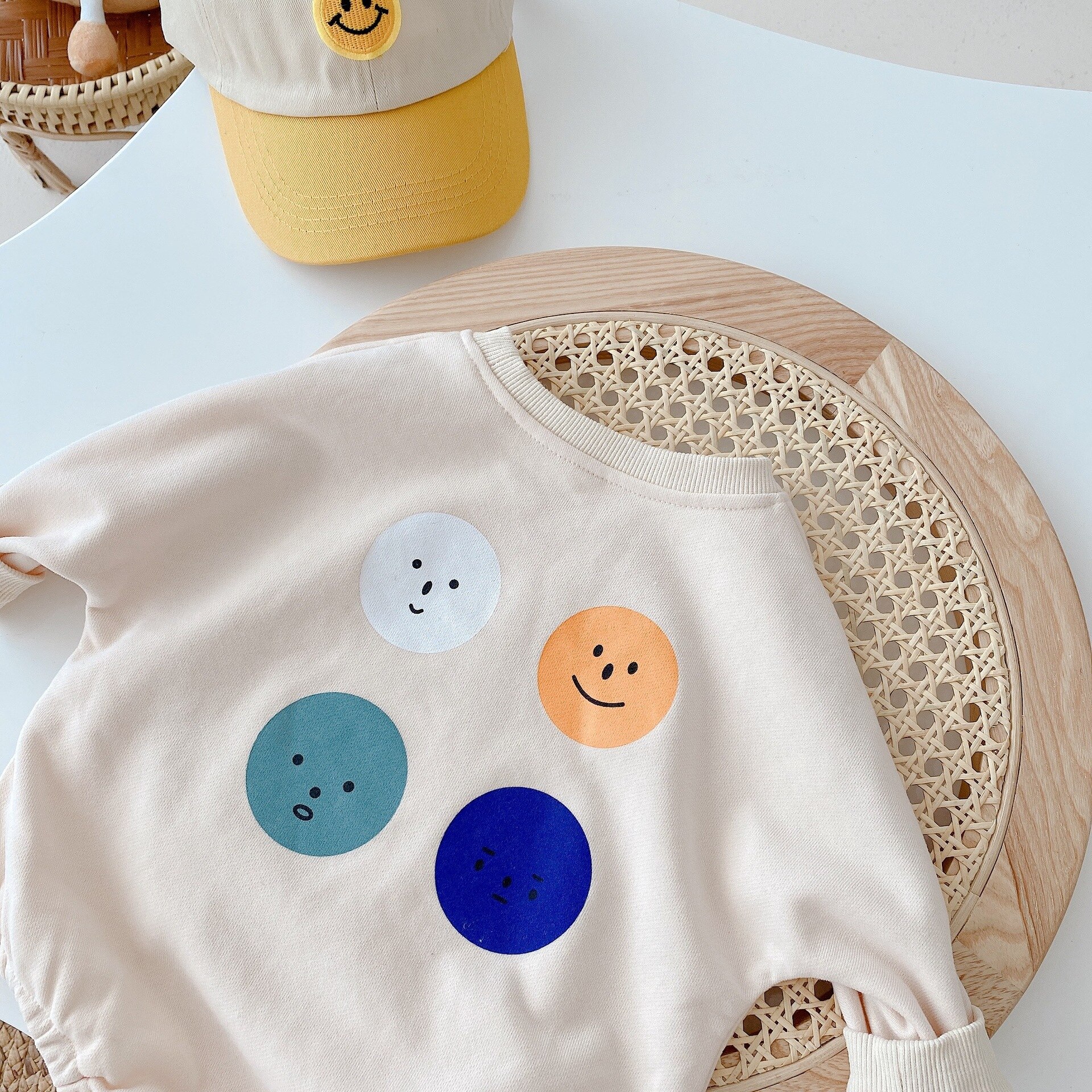 freundlicher Baby mädchen herbst frühling langarm bedruckte Outfits kleinkind freizeit jungen jumpsuits Baby sonnenanzüge Overall strampler 0-24m