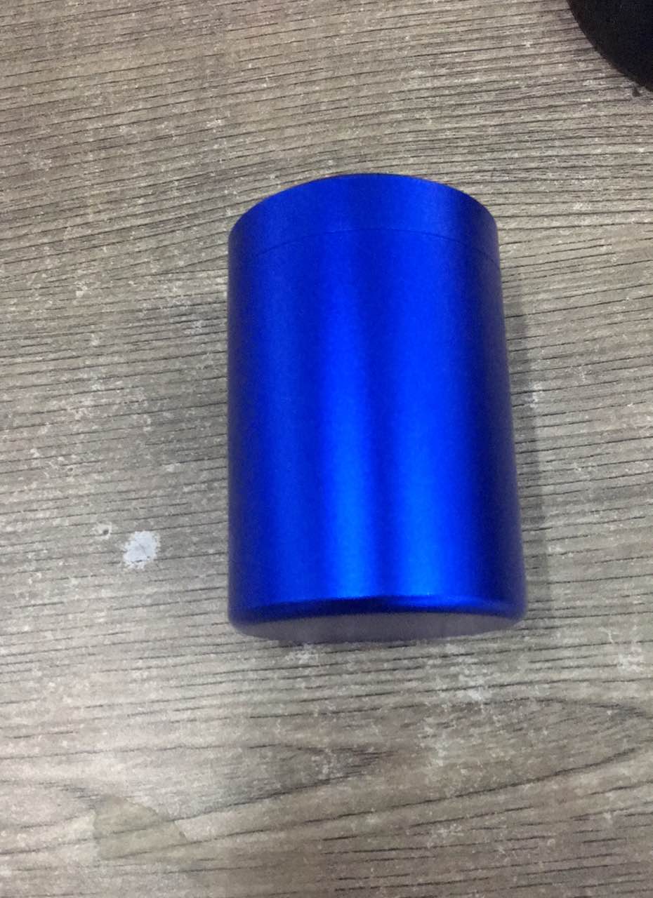 Premium fly aluminium lufttæt opbevaringsbeholder 1.3 tommer multi-brug vakuumforsegling bærbar opbevaringsbeholder 70ml: Blå
